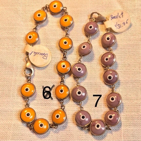 New Evil eye (nazar amulet) bracelets, multiple colors available - Picture 5 of 7